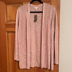 J. Jill Women's Soft Pink Cardigan